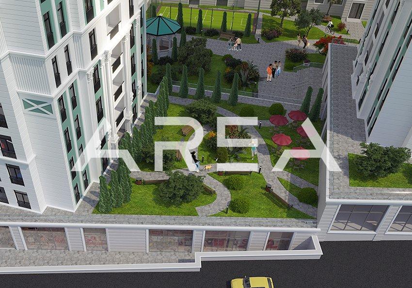 A four-room apartment is for sale near the Heydar Aliyev Center.  201kv